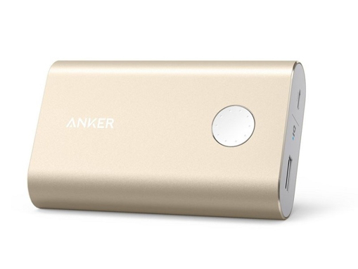 Picture of Anker PowerCore+ 10,050 mAh Quick Charge 3.0 Power Bank - Gold