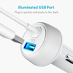 Picture of Anker PowerDrive Elite , 2 Ports Car Charger with Lightning Connector UN - White