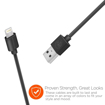 Picture of HyperGear , MFi Lightning 4ft. Charge & Sync Cable - Black