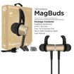 Picture of HyperGear , MagBuds Wireless Earphones - Gold
