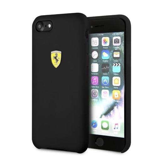 Picture of Ferrari Silicon Case For iPhone 8 - Black