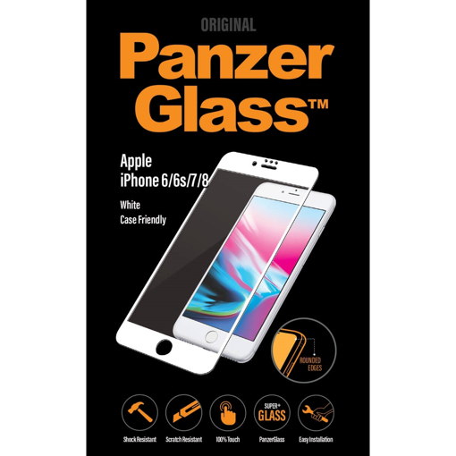 Picture of PanzerGlass Screen Protector For Apple iPhone 6/ 6S / 7 / 8 - White