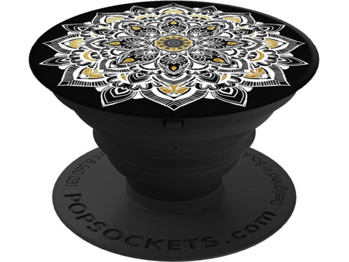 Picture of PopSockets Collapsible Grip & Stand for Phones and Tablets - Golden Lace