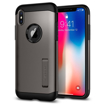 Picture of Spigen Case Slim Armor with Stand for iPhone X - Gunmetal