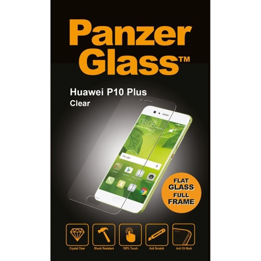 صورة بانزر جلاس ، حماية شاشة زجاجية لأجهزة هواوي P10 Plus - شفاف 