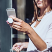 Picture of PopSockets Collapsible Grip & Stand for Phones and Tablets - Monkeyhead Galaxy