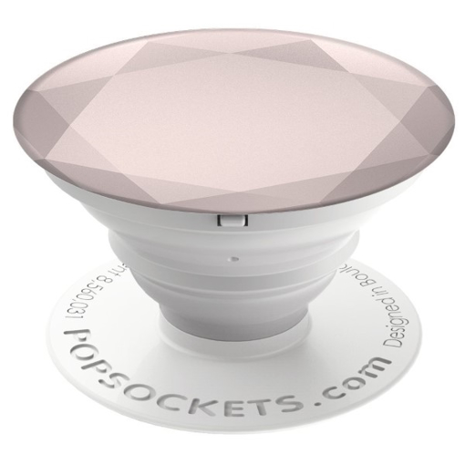 Picture of PopSockets Collapsible Grip & Stand for Phones and Tablets - Rose Gold Metallic Diamond