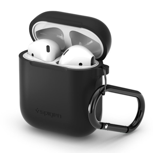 Picture of Spigen Silicone Case with Hook for AirPods - Black