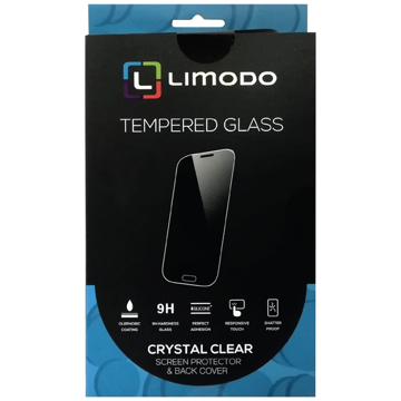 الصورة: Limodo Screen Glass + Back Cover for iPhone XR - Clear