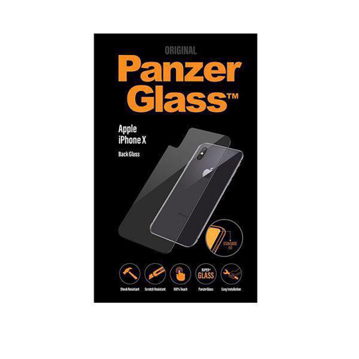 Picture of PanzerGlass Back Glass Protector For Apple iPhone X - Clear