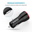 Picture of Anker PowerDrive + , 1 Port 24W Car Charger QC3.0 With 3ft Micro Cable - Black