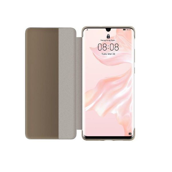 Huawei Smart View Flip Cover For P30 Pro - Khaki. HADDAD | الحداد