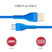 Picture of Promate Double-Sided USB-A To Type-C Cable 1.2m - Blue