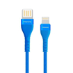 صورة بروميت كابل مقوى USB-A يعمل بالاتجاهين الى Lightning لاجهزة ابل بطول 1.2 متر - أزرق