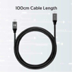 Picture of Promate Durable USB-C to USB-C Thunderbolt 3™ Cable 100W 20Gbps 1m - Black
