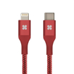 Picture of Promate USB-C To Lightning Cable Support PD Fast Charge 1.2m - Red
