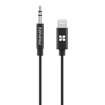 Picture of Promate Apple MFi 3.5mm Audio Cable To Lightning Cable 2.0m - Black