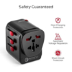 Picture of Promate Travel Adapter With 30W QC3.0 Fast Charge USB And PD 18W - Black