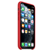صورة ابل غطاء حماية خلفي سيليكون لاجهزة ابل iPhone 11 Pro - احمر 