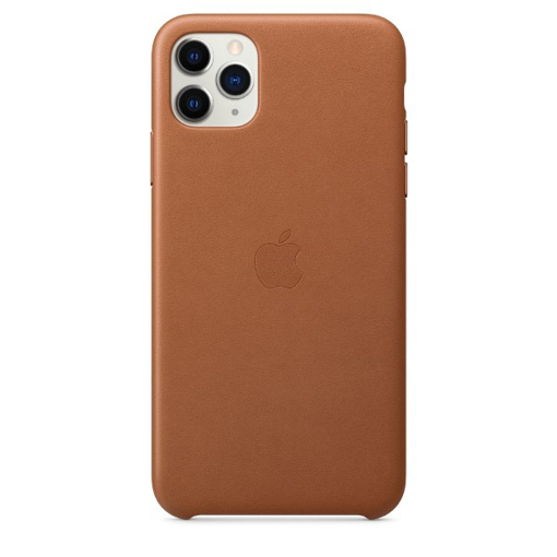 Picture of Apple iPhone 11 Pro Max Leather Case - Saddle Brown