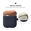 Picture of Elago Duo Hang Silicon Case For AirPods - Body-Jean indigo / Top-Peach, Grey
