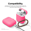 Picture of Elago Hang Silicon Case For Apple AirPods - Neon Hot Pink