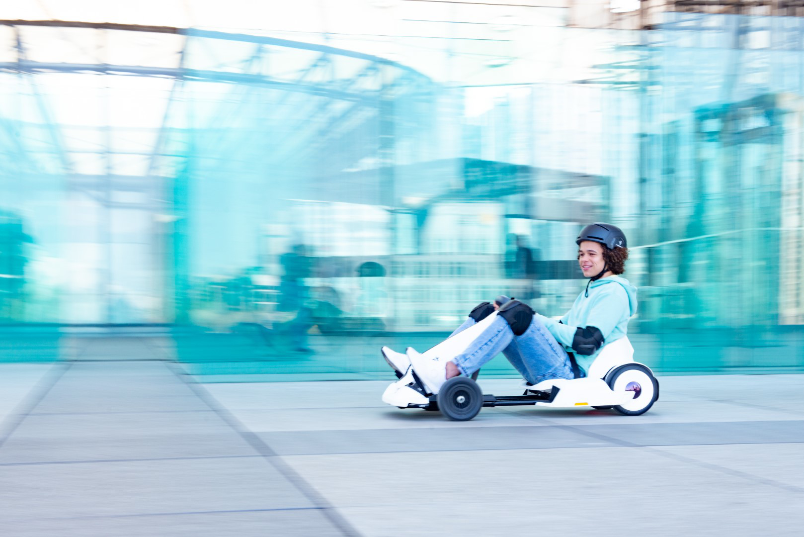 Segway Ninebot Electric Gokart Bundle Kit White Haddad الحداد