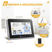 Picture of Digoo DG-TH8380 Touch Indoor Outdoor Weather Station