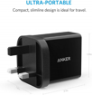 Picture of Anker PowerPort+ Wall Charger With 1 Port QC3.0 With Micro USB Cable - UK - Black