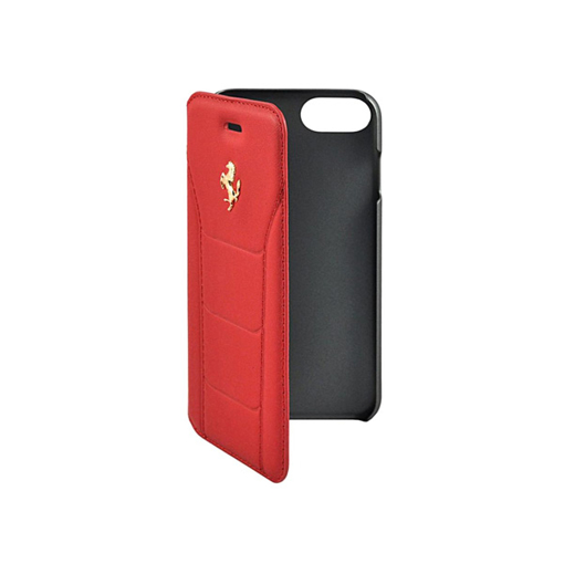 Picture of Ferrari Flib Cover Genuine Leather For iPhone 7 Plus Red