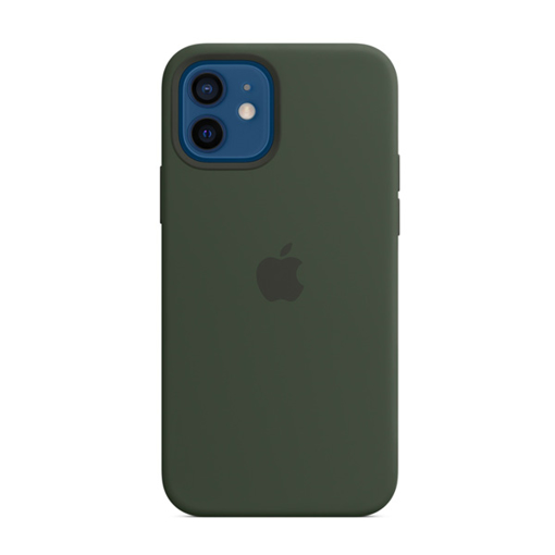 صورة ابل غطاء حماية خلفي سيليكون لاجهزة ابل iPhone 12 - 12 Pro - أخضر