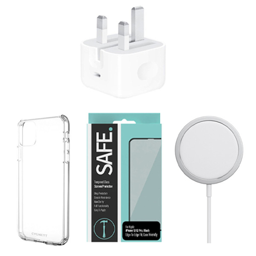 Picture of Bundle Accessory For iphone 12 - 12 Pro  ( Apple MagSafe - Home Adapter - Case for iPhone 12 / 12 Pro - Screen Protector )