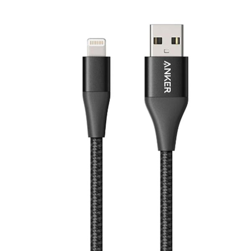 Picture of Anker Powerline+ II with lightning connector 3ft - Black