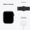 Picture of Apple Watch Nike Series 7 GPS, 45mm Midnight Aluminium Case with Anthracite/Black Nike Sport Band