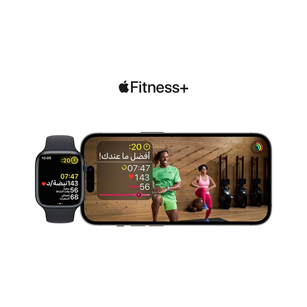 Apple Watch Ultra Gps Cellular 49mm Titanium Case With Midnight Ocean Band Haddad الحداد 0788