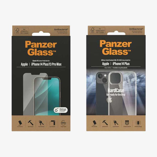 Picture of PanzerGlass iPhone 14 Plus Hard Case 6.7' Clear  With PanzerGlass™ Screen Protector Apple iPhone 14 Plus | 13 Pro Max | Classic Fit