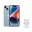 Picture of Apple iPhone 14, 128 GB , 5G - Blue Apple Air Pods 3rd generation White