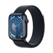 Picture of Apple Watch Series 9, GPS, 41mm - Midnight Aluminum Case with Midnight Sport Loop