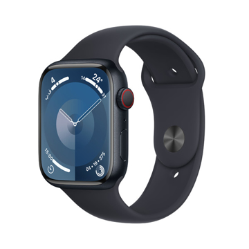Picture of Apple Watch Series 9, GPS, 41mm - Midnight Aluminum Case with Midnight Sport Band - M/L
