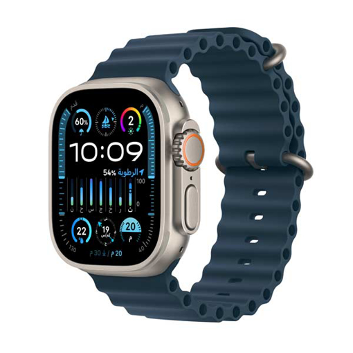 Picture of Apple Watch Ultra 2, GPS + Cellular, 49mm - Titanium Case with Blue Ocean Band