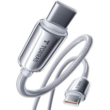 Picture of Torras Iceflow USB-C to USB-C Cable 1.2M Grey