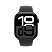 Picture of Apple Watch Series 10 GPS 42mm Jet Black Aluminum Case with Black Sport Band - S/M