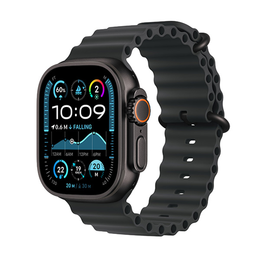 Picture of Apple Watch Ultra 2 2024 GPS + Cellular 49mm Black Titanium Case with Black Ocean Band