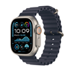 Picture of Apple Watch Ultra 2 2024 GPS + Cellular 49mm Natural Titanium Case with Navy Ocean Band