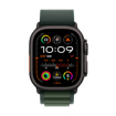 Picture of Apple Watch Ultra 2 2024 GPS + Cellular 49mm Black Titanium Case with Dark Green Alpine Loop - Medium